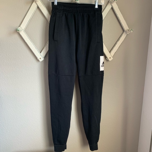 adidas box logo pants